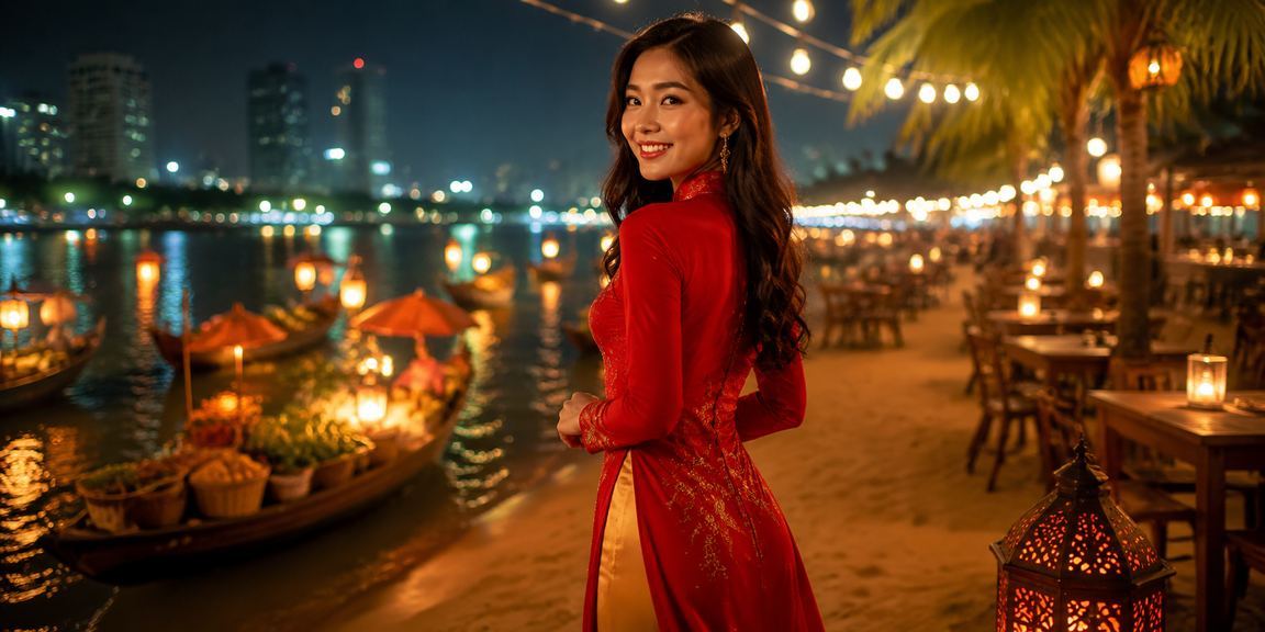 Người chơi cá cược tại Hà Nội mặc áo dài truyền thống